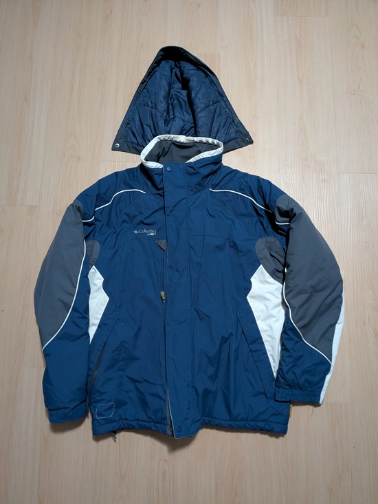 Columbia Other - Vintage Columbia Interchange Jacket Mens XL Blue Waterproof Nylon Hooded Shell